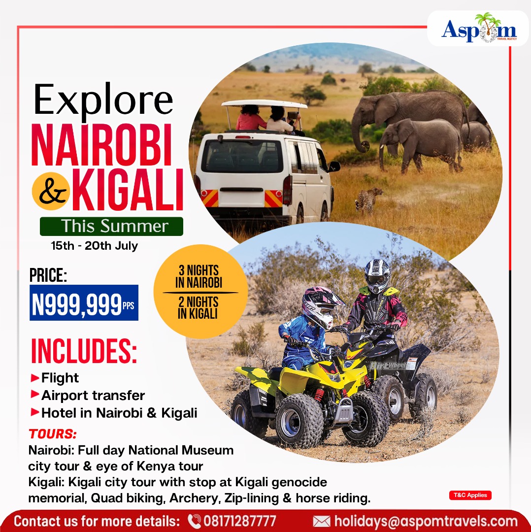 Explore Nairobi and Kigali This Summer