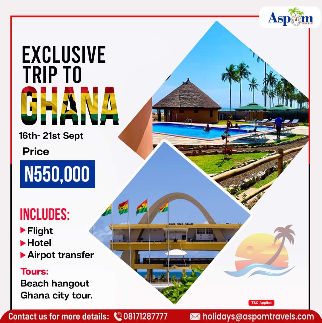 Exclusive trip to Ghana