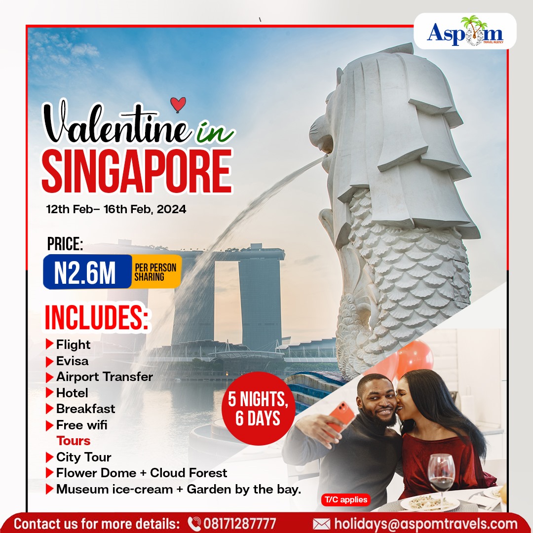 Valentine in Singapore