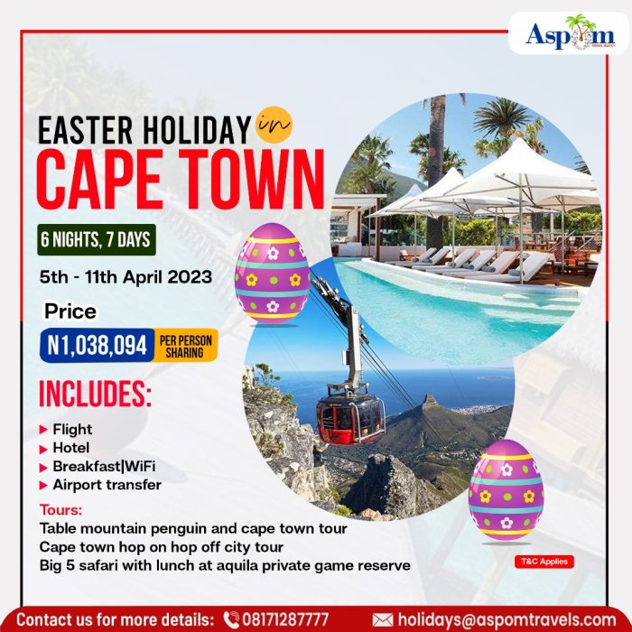 Easter Holiday Cape Town