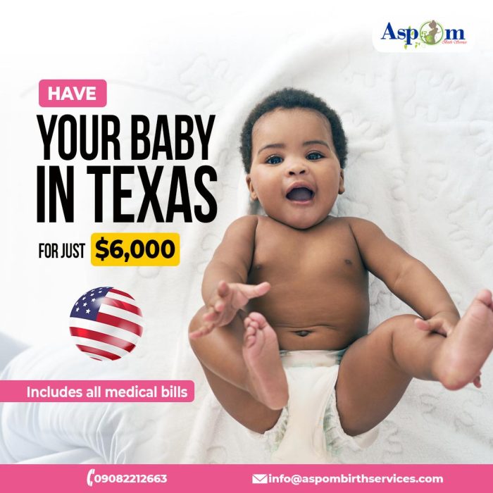Have your baby in Texas
